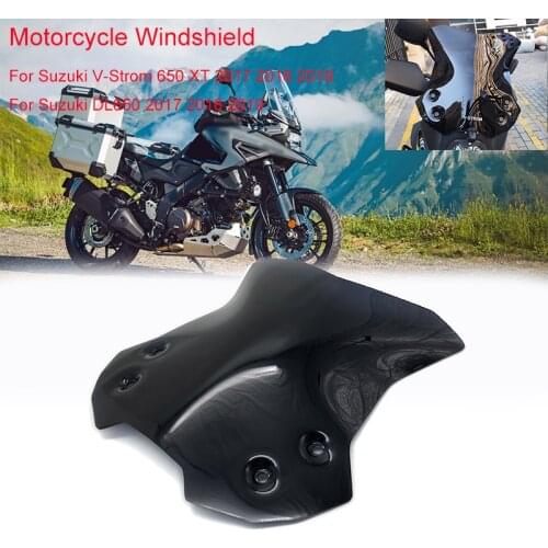 Motorcycle Accessories Windscreen Windshield Deflector Protector Shield Screen For Suzuki V-Strom 650 XT DL650 2017 2018 2019