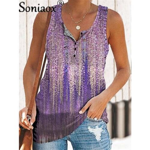 2021 Summer Loose Sleeveless V-Neck Ladies Tank T-Shirt Tops Vintage Floral Print Fashion Women Sexy Casual Street Vest Tees