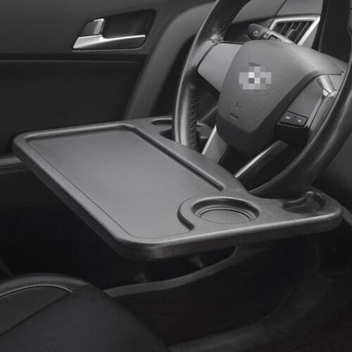1pcs Car Portable Laptop Computer Assembly Table CSteering Wheel Tray Table Food/drink Holder Car Multi-function Card Table
