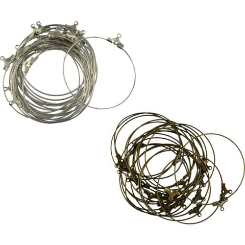 40pcs Brass Ear Wire Earring Hoops for Women DIY Jewelry Making Findings