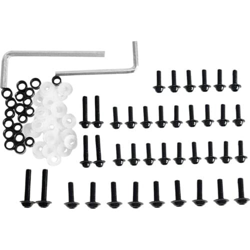 89PCS Universal Motorcycle Fairing Bolts Body Modification Bolts for Yamaha YZF R6 YZF R6S 2003-2007