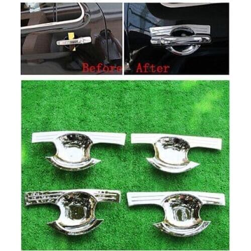 ABS Chrome Door Handle Bowl Cover Trim 4pcs For Ford Explorer 2011 2012 2013 2014