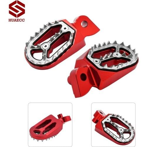 Aluminum Pit Bike Racing Foot Pegs Footrests for Yamaha YZ WR 250F 1999-2015 YZ85 YZ125 YZ250 1999-2015 YZ450F 2004-2016