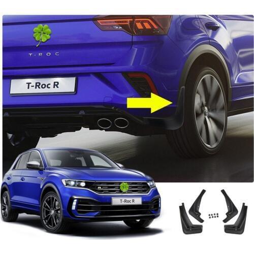 LFOTPP Car Mud Flaps Fenders For T-ROC 2018 2019 2020 Wheel Front Rear Mudguard Splash Protective Guards Baffle Exterior Parts