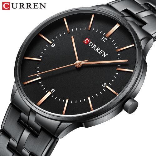 Mens Classic Watch CURREN Luxury Fashion Business Men Wristwatch Quartz Analog Male Sports Brand Watches Clock Relogio Masculino