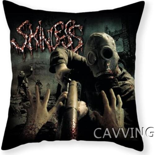 Skinless Band 3D Printed Polyester Decorative Pillowcases Throw Pillow Cover Square Zipper Pillow Cases Fans Gifts