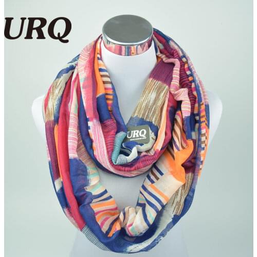 Designer Brand Fashion Infinity Scarfs Winter Warm Plaid Woman Tube scarf Tartan scarves V8A9213