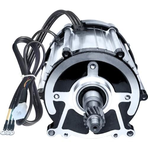 Electric tricycle motor 48v/60v/72v/1000w 1200w permanent magnet brushless differential motor, 16 gear shaft