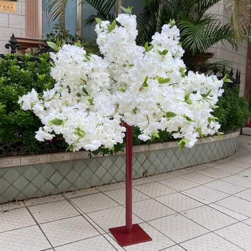 Artificial Cherry Tree Simulated Peach Tree Wedding Flowers Cherry Tree Hotel Home Furnishings Birthday Background Decoration