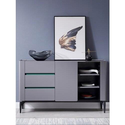 Rock plate sideboard modern minimalist household cabinet sideboard locker rock plate locker