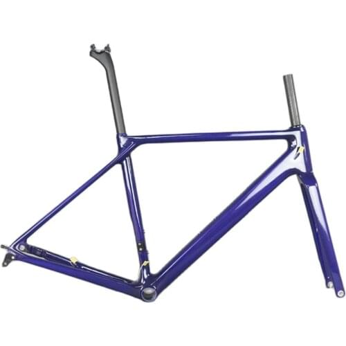 Carbon road bike frameset BB86 press fit chameleon road bicycle frame 700C 140mm Disc Rotor carbon frameset 2021 winowsports