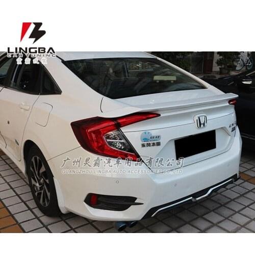 Suit For Generations Ten Refitting Special Thai Rs Fixed with Lights 16 Civic Rear Wings