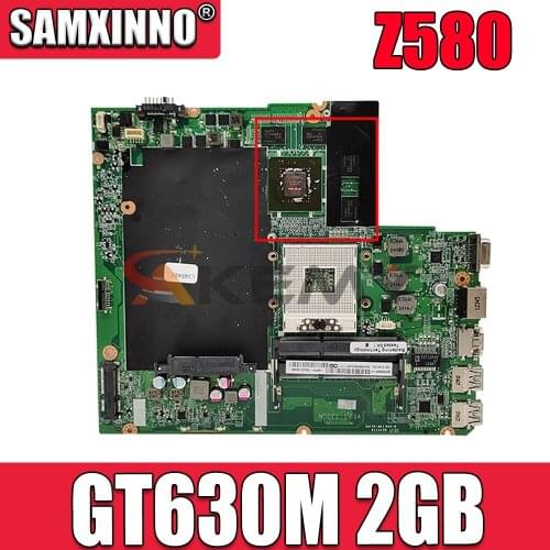 11S90001736 31LZ3MB01D0 DALZ3AMB8E0 For Lenovo IdeaPad Z580 Laptop Motherboard HM76 DDR3 GT630M 2GB