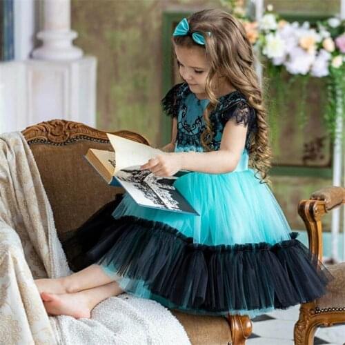 Fashion Girls Cloth Princess Dress Summer Childrens Wedding Party Clothing Birthday Party Kids Clothes