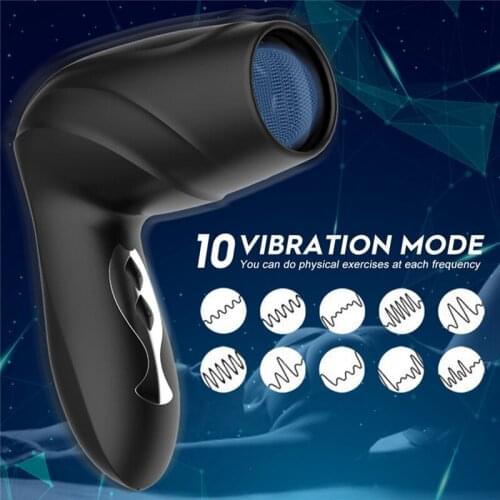 Wholesale Blowjob Penis Pump Vibrator for Men Automatic Sucking Pussy Male Masturbation Cup Oral Climax Glans Massager Sex Toys