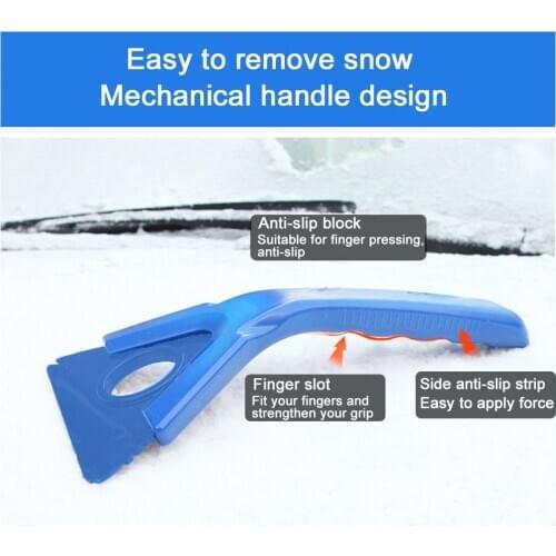 Portable Windshield Ice Scraper Multi-function Snow Shovel Frost And Snow Removal Tools