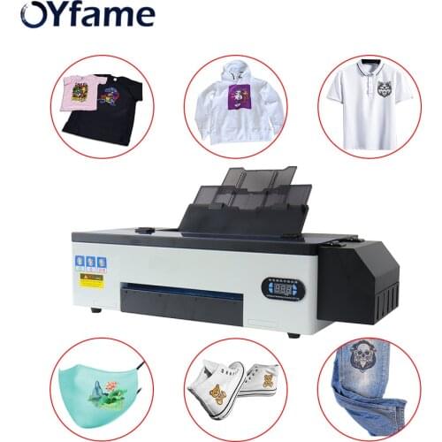OYfame A3 DTF Printer For Epson R1390 A3 DTF Printer Direct Transfer Film Heat Printing Machine A3 For t shirt hoodies jeans cap