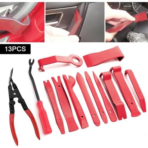 Pry Disassembly Tool 13pcs Interior Door Clip Panel Trim Dashboard Removal Tool Auto Car Opening Repair Tool Hand Tool Kit