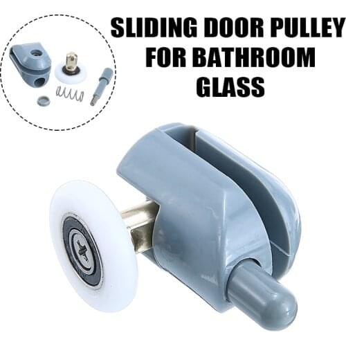 Single Shower Door Rollers Shower Wheels Runners Pulley Rolle Replacement Bottom Shower Roller 25mm Hardware Tools Accessories