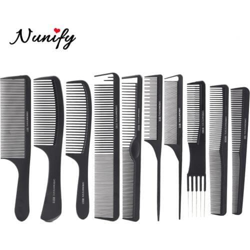 Nunify Black Color Hair Brush Detangler Detangle Straight Hair Brushes Barber Hair Cutting Comb Pro Salon Hair Care Styling Tool
