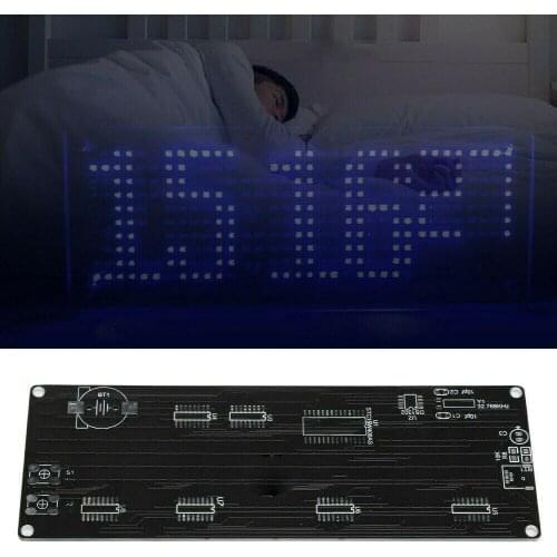 SMD LED Dot Matrixs Digital Clock Production Kit Electronic Production Electronic Parts DIY Kit Clock Accessory P5A4