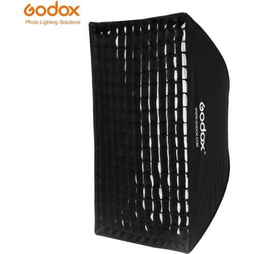 Godox Portable 60 * 90cm 24" * 35" Rectangular Honeycomb Grid Umbrella Softbox Photo Softbox Reflector for Flash Speedlight