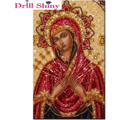 Drill Shiny 3D Diy Diamond Painting Religion Diamond Mosaic Handicraft Needlework Crafts Embroidery Cross Stitch