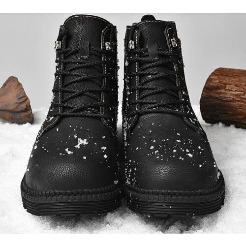 High Top Men Shoes Casual Sports Shoes Mens Hightop Sneakers Men 2020 Loafers Mens High Top For Leather Man With A Leisure