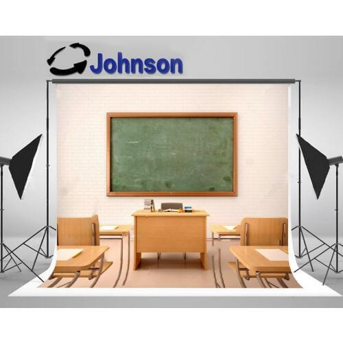 Class classroom class room Bright Empty Lessons photo backdrop High quality Computer print wall background