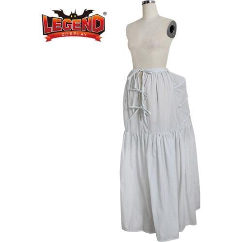 Victorian Petticoat Crinoline Underskirt Women Rococo Dress White Cage Frame Pannier Bustle HOOP Petticoat