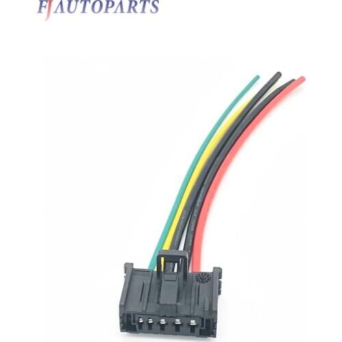 Wiring Harness Loom Cable Connector For Peugeot 206 307 Citroen C3 Xsara Blower Motor Heater Resistor 6450JP