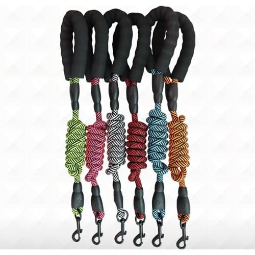 1.5M Long with Padded Handle Pet Leash Reflective Strong Nylon Dog Leash Heavy Duty Training Durable Nylon Rope Leashes