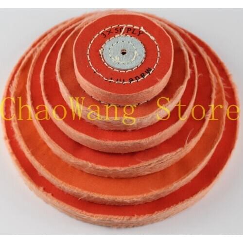 1PC Jewelry Polishing wheel Cotton Polishing Buffs RED Muslin Buffs