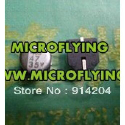 100 PCS 47uF/35V 6*5 mm SMD Aluminum Capacitor Electrolytic Capacitor