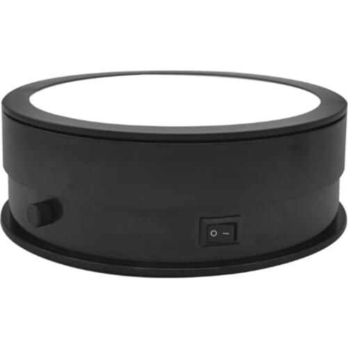 15/20cm Electric Turntable Display Stand LED Light Rotating Table Watch Bracelet Jewelry Holder for Photography Props