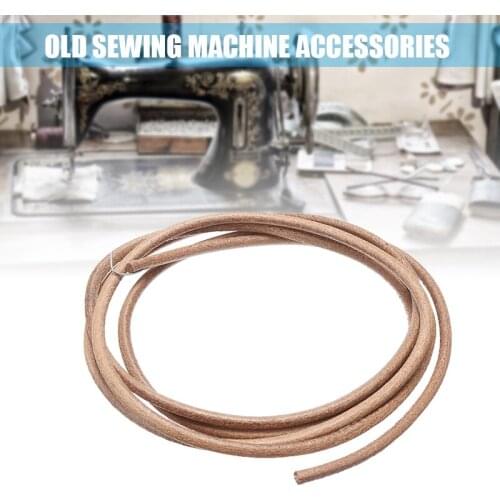 183cm*5mm Leather Belt For Sewing Machine Vintage Treadle Peddling Type Sewing Machine Belt Home Sewing Machine Replace Prats