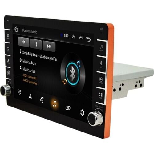 8 Inch Adjustable WIFI Car Stereo Radio Quad-Core Android 8.1 MP5 Player Press Sn GPS Navigator with Button Knob