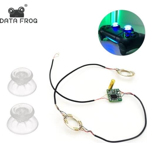 Analog Thumb Sticks Joystick Caps LED Light DIY For PS4 Platstation 4 Controller Thumb Sticks Joystick Cap diameter 17mm Hot