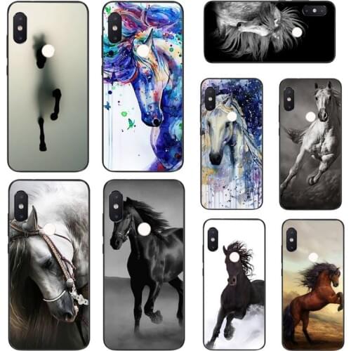 YNDFCNB the Great beauty horse Painted Phone Case For Xiaomi Mi8 9 10 9T 5 6 A1 A2Lite 9SE 8SE Mi8lite Mix2 Max3 F1