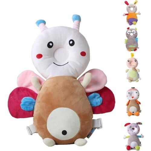 Baby Backpack Fall Protection Newborn Toddler Baby Head Protection Pad Cushion Headrest Cartoon Soft Security Pillows