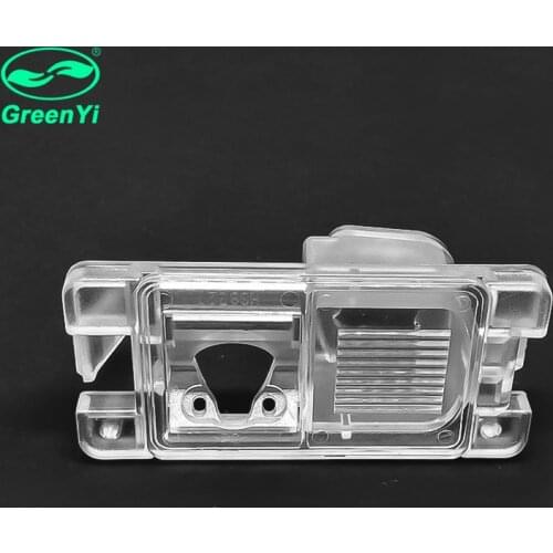 GreenYi Vehicle Rear View Camera Installation Bracket License Plate Lights for Mitsubishi Pajero Car