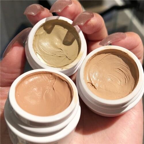 NOVO 3 Colours Full Cover Face Concealer Eye Dark Circle Cream Waterproof Liquid Corrector Cream Base Make Up Cosmetic Wholesale