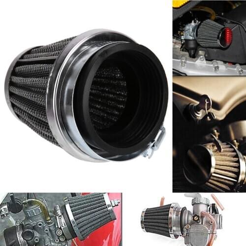 35/39mm Motorcycle Air Filter Mushroom Head Clamp-on Pod Filter Air Cleaner