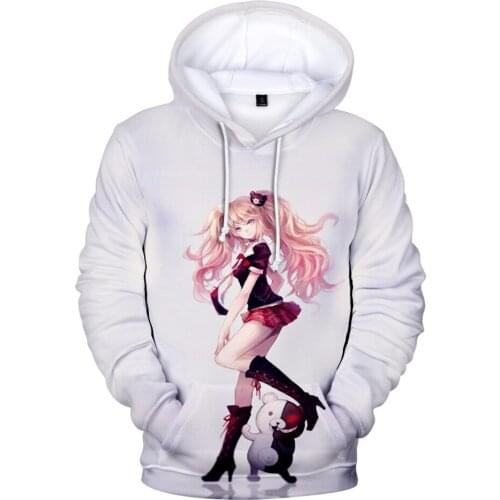 New 2021 Cosplay Danganronpa:Trigger Happy Havoc Hoodies Sweatshirts 3D Monokuma Long Sleeve Boys/Girls Casual Tracksuits