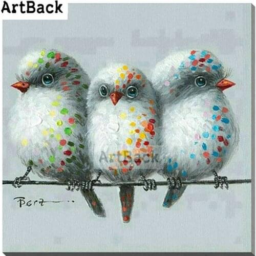 New drill diy diamond embroidered bird 5d diamond painting cross stitch animal
