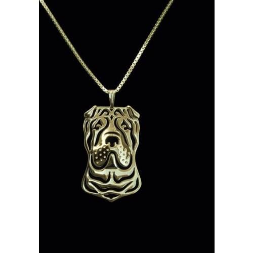 Newest Unique Handmade Chinese Shar Pei Necklace pendant choker necklace for women Jewelry Pet Lovers Gift charm