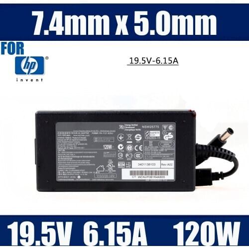 Original 19.5V 6.15A 120W FOR HP laptop power AC adapter charger 677762-002 801637-001 693709-001 645156-001 709984 HSTNN-LA25