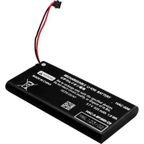 100 pcs Rechargeable 3.7V 525mAh Rechargeable Battery Pack Replacement for Nintend Switch Joy-Con Controller HAC-006