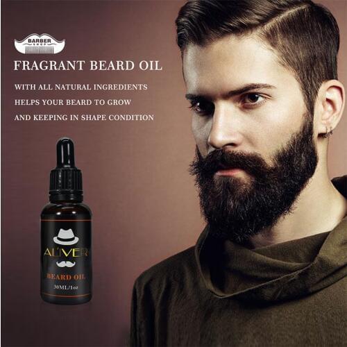 Natural Organic Beard Care Essential Oil Beard Care Tools Mens Face Repair Deep Moisturizing Nourishing for All Skin Type TSLM2