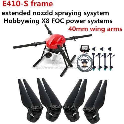 EFT E410-S 10L agricultural spray drone frame E410S E410 frame with X8 power system UVA